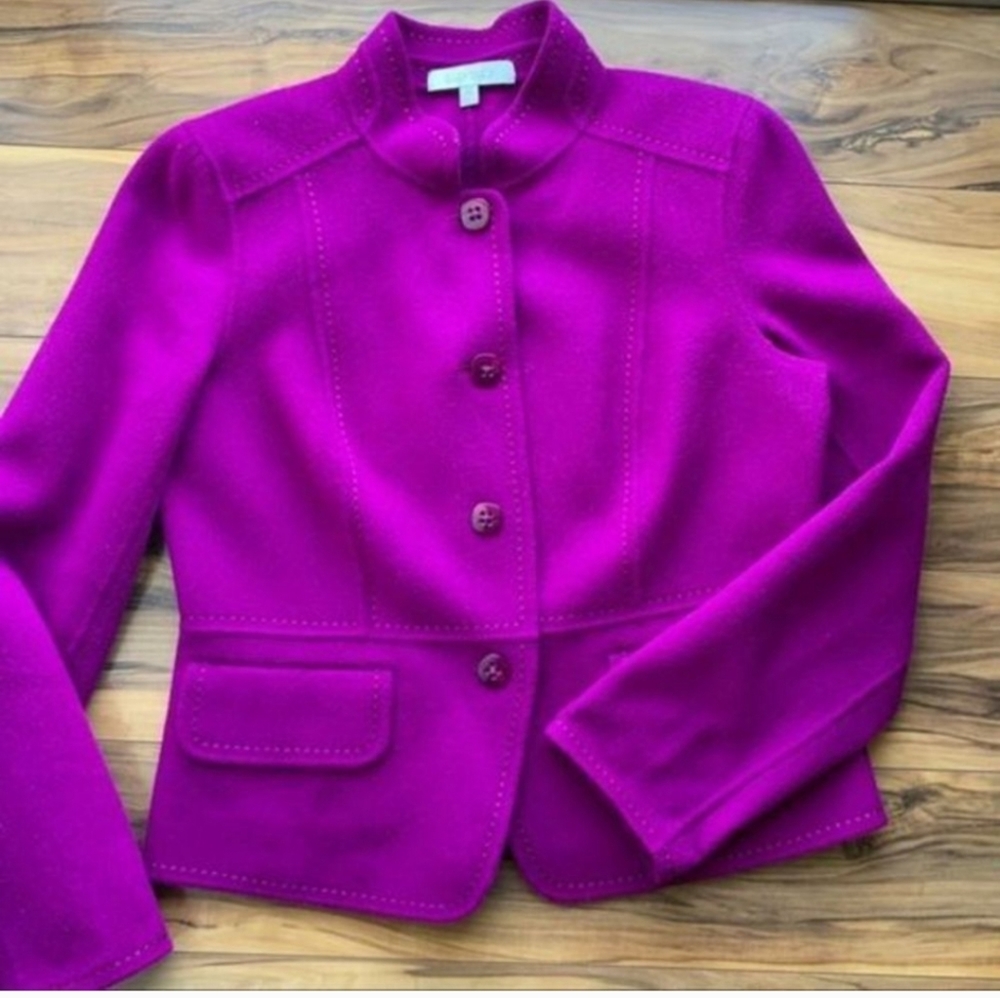 Ellen Tracy Wool and Angora Jacket